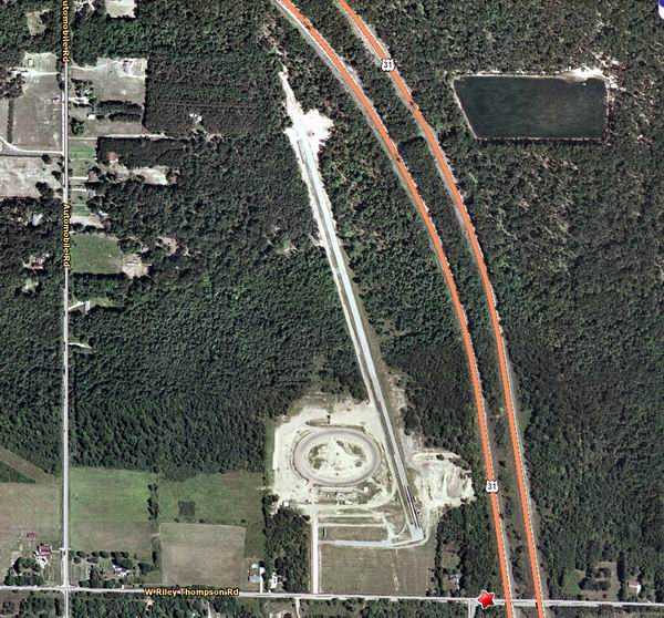 Thunderbird Dragway - Aerial